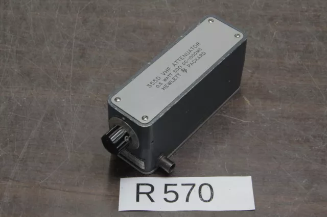 AGILENT HP 355D VHF ATTENUATOR 0 to 120dB DC - 1000MHz # R570