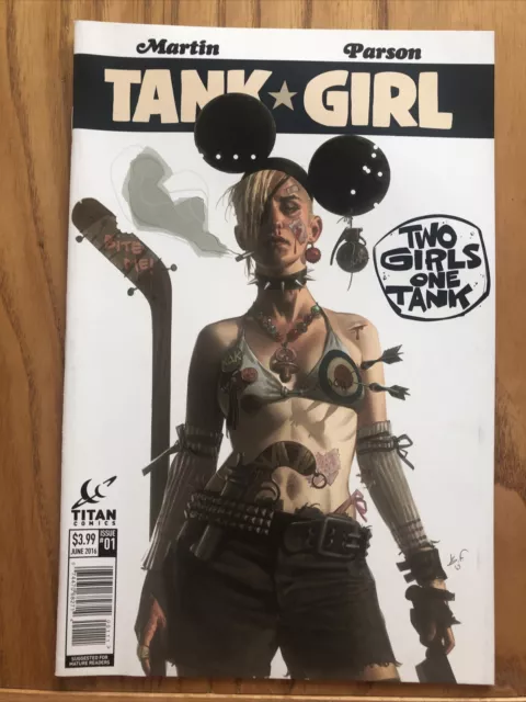 Titan Comics: Tank Girl | Two Girls One Tank Issue #1 Variant Cover 2016