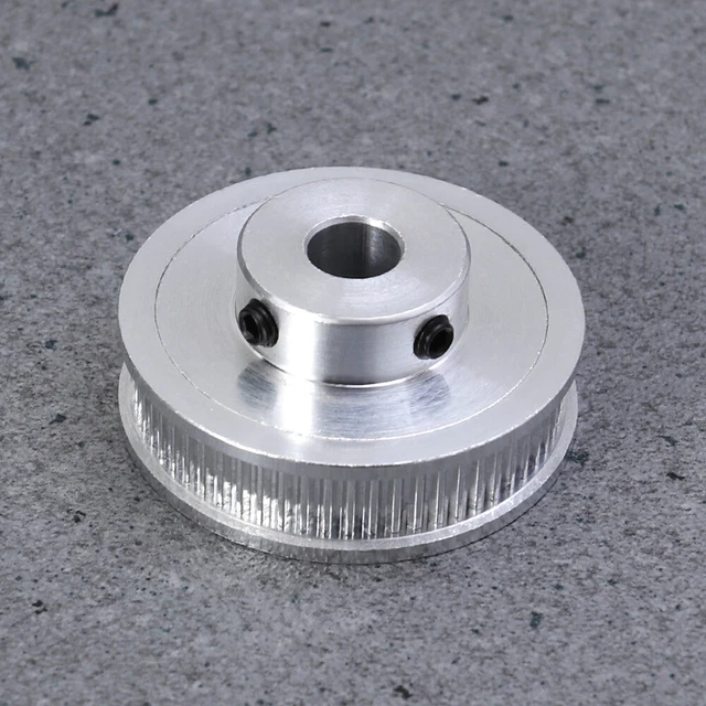 Kit Poulies Courroie 6mm Pour Imprimante 3D - 20+60 Dents Aluminium + Courroie 200mm | Pour Transmission CNC