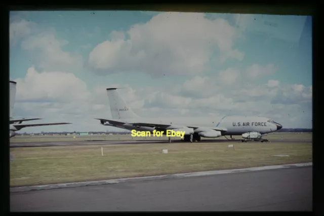 USAF Boeing KC-135 Aircraft at RAF Mildenhall in 1979 Agfachrome Slide aa 16-13b