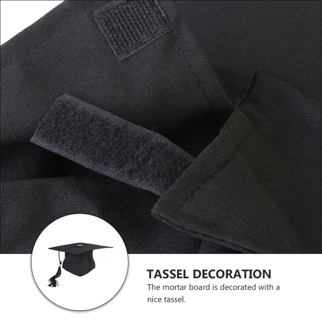 GRADUATION CAP ADJUSTABLE Hats with Tassel Elf for Adults Student Men