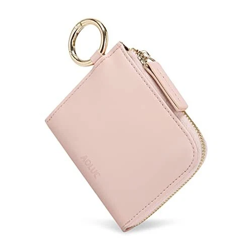 AOLUC Coin Purse Small Wallets for WomenRFID Blocking Leather Change Purse Mi...