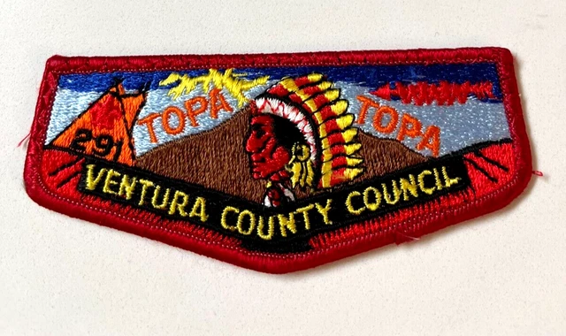 Boy Scout OA 291 Topa Topa Lodge Flap S-7