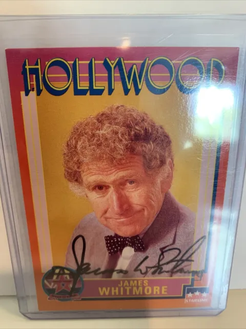 Starline Hollywood Autograph Card #222 JAMES WHITMORE Shawshank Them! Tora!Tora!