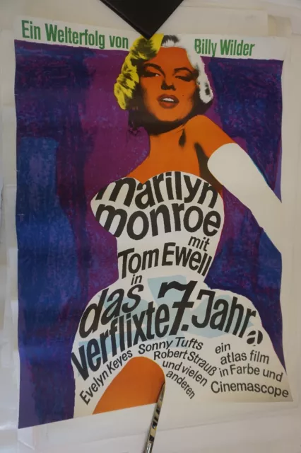 Das verflixte 7. Jahr / original - Kinoplakat / Marilyn Monroe - A1