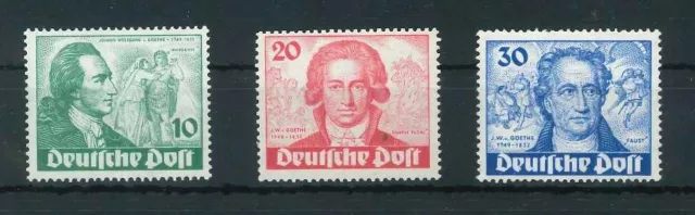 Berlin Goethe - Mi-Nr. 61-63 ** postfrisch - geprüft Schlegel BPP - Mi. 320,-