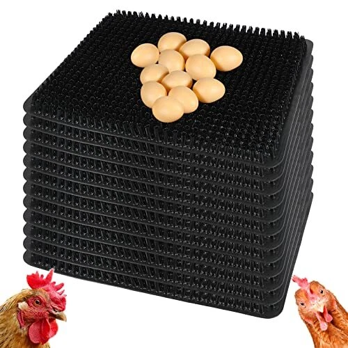 12 Pcs Chicken Nesting Pads Easy Washable Nesting Pads Chicken Coop Accessori...