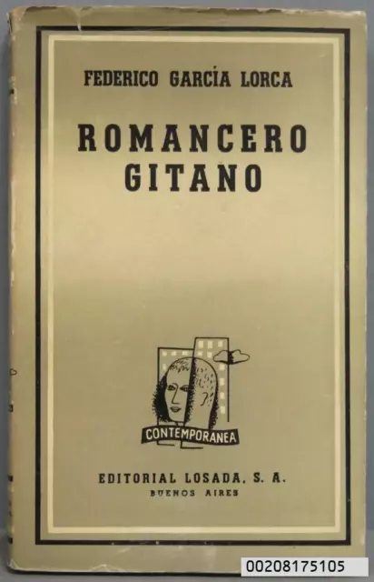 1948.- Romancero Gitano. Federico Garcia Lorca