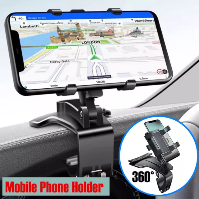 Car Mobile Phone Holder Rotating Universal GPS Multifunctional Bracket Dashboard