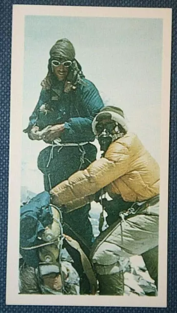 MOUNT EVEREST  First Ascent  Hillary & Tenzing   Tribute Card  CD28M