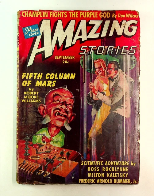 Amazing Stories Pulp Sep 1940 Vol. 14 #9 GD/VG 3.0