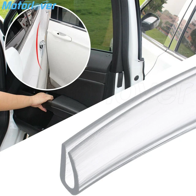 5M CLEAR CAR Door Edge Trim Lock Guard Moulding Rubber Strip Scratch