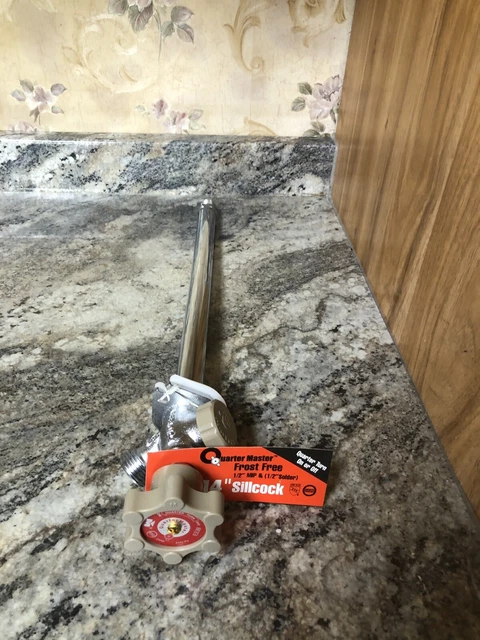 New Quarter Master Frost Free 14” Silcock 1/2” MIP & Solder