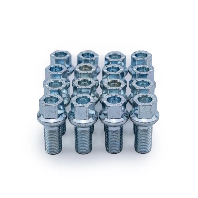 FITS VW GOLF Mk1, MK2, MK3 OEM Alloy Wheel Bolts M12 X 1.5 Radius 25MM
