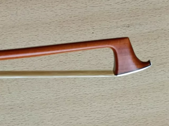Brand new, silver mounted  Pernambuco round  Violin Bow  Stamped:  Vl.MONOMAX 3