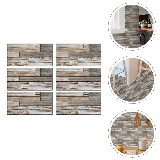 Carrelage Mural Autocollant Pour Dosseret De Cuisine - Motif Pierre