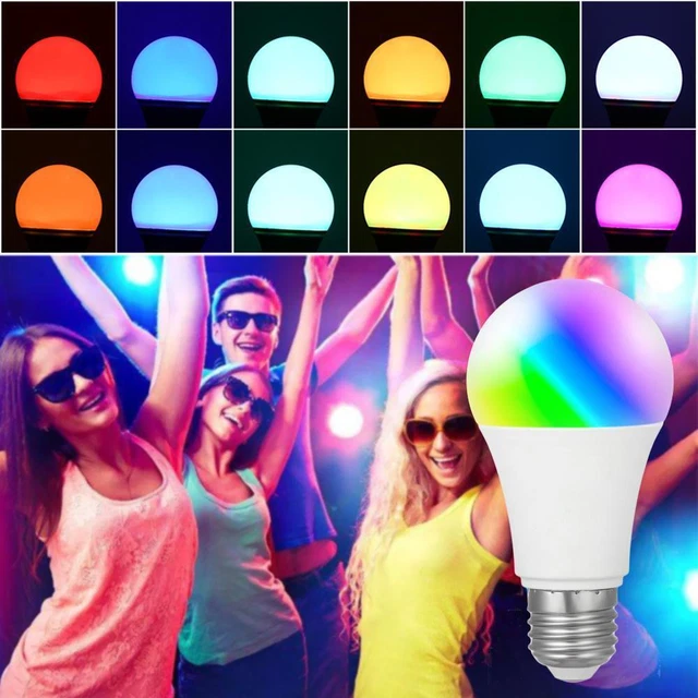 2x 6w LED Colorato Lampada GLS E27 Lampadina Scelta Tra - Foto 11