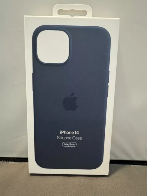 Apple Silicone Case with MagSafe for iPhone 14 - Storm Blue