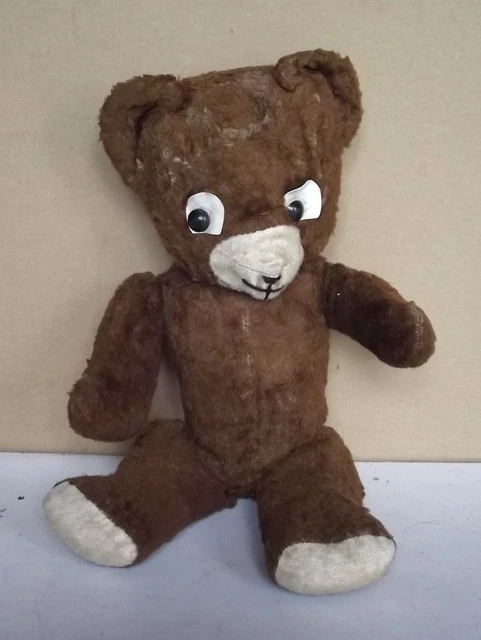 Ancien Grand Ours 55 cm PINTEL avec Bruiteur en mohair &amp