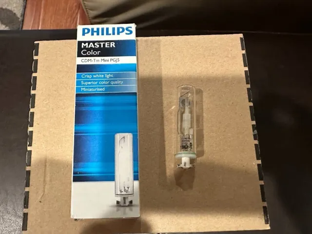 Philips MasterColor CDM-TM Mini PGJ5 Warm White HID Light Bulb - 1 Case (12 pcs)