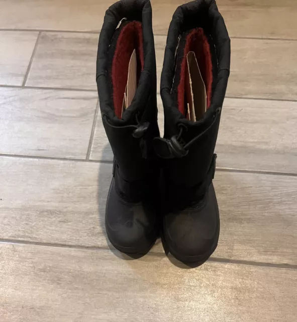 NEW W/O BOX Kamik Black Snow Boots Kids Size 13 $19.00 - PicClick