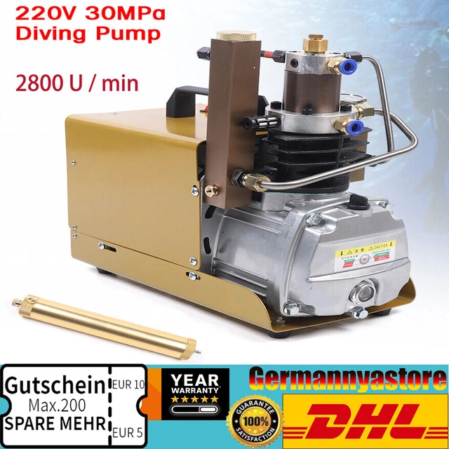 1800 W 220 V compressore aria respirabile aria compressa compressore subacqueo pompe per vuoto 2800 r/m nuovo
