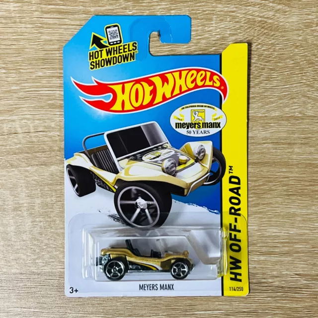 MEYERS MANX HW Off Road Off Track 2014 Gold 50 Years Long Card