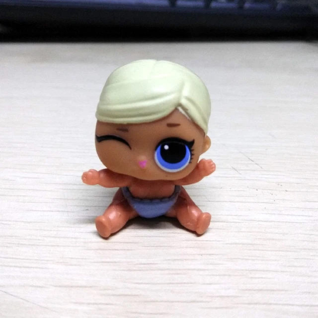 LOL SURPRISE DOLL Lil Sister Lil Shorty Blue Napping Baby Figure