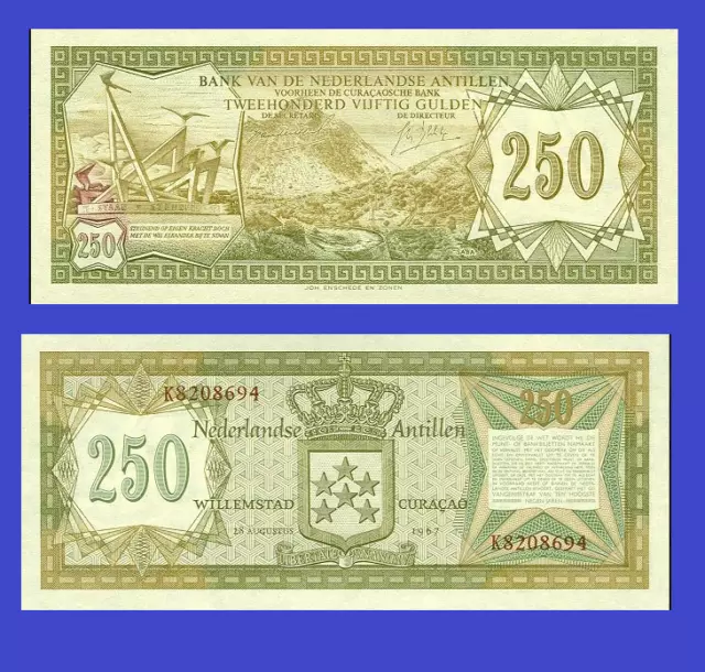 Netherlands antilles 250 gulden 1972  /- Copy