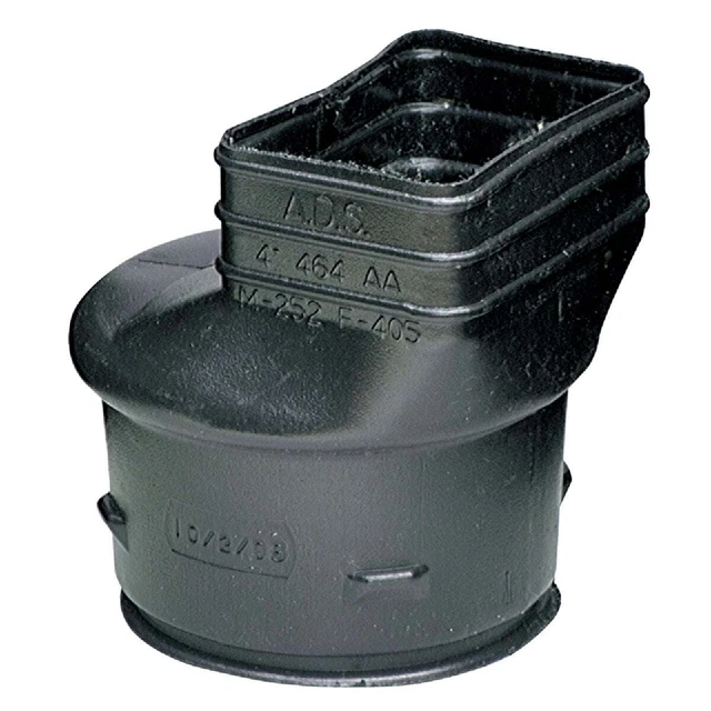 Advanced Drainage Systems 2x3 Downspout Adapter 0464AA Pack of 24 Advanced