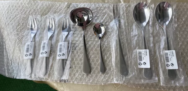 WMF Curvus Vorleger 9 Teiliges Servierbesteck Suppenkelle alle Teile neu