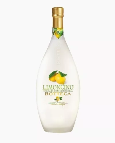 Bottega Crema Limoncino mit Zitronen aus Sorrento Zitronenlikör 15% Vol. 0,5l