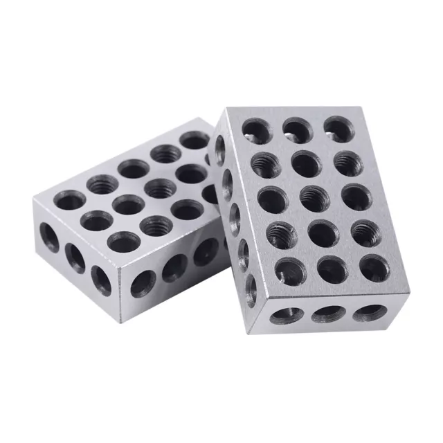 5 pairs 0.0001" Matched Mill block pair 1-2-3" precision blocks 23 holes set up