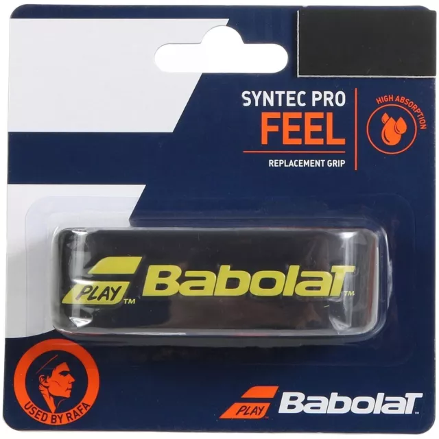 Babolat Syntec Pro Tennis Racquet Replacement Grip Black/Yellow