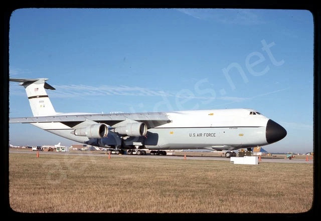 USAF Lockheed C-5A 69-0006 Jul 77 Kodachrome Slide/Dia