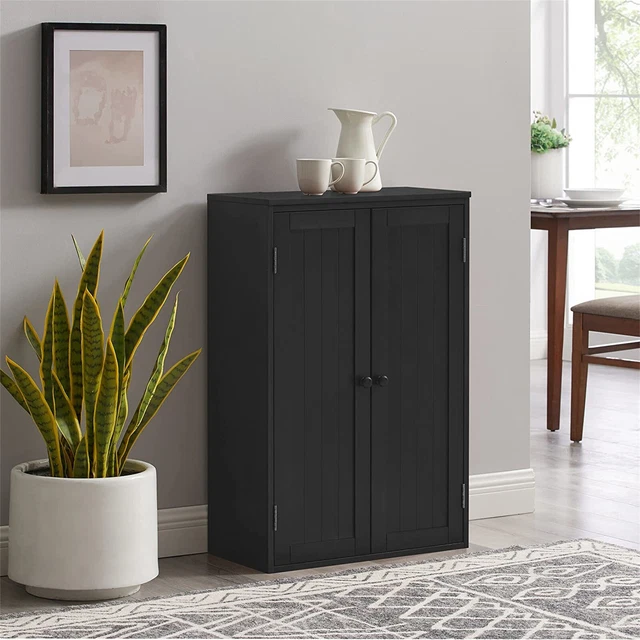 Bathroom Storage Cabinet Freestanding Floor Cabinet with Adjustable Shelf