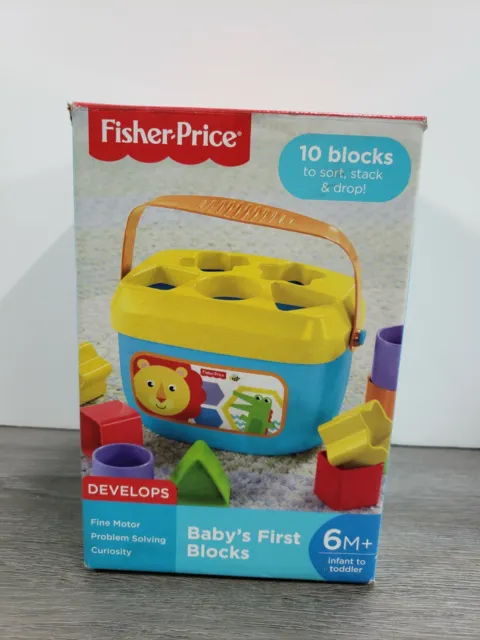 Fisher-Price Baby's First Blocks In Original Box  FGP10