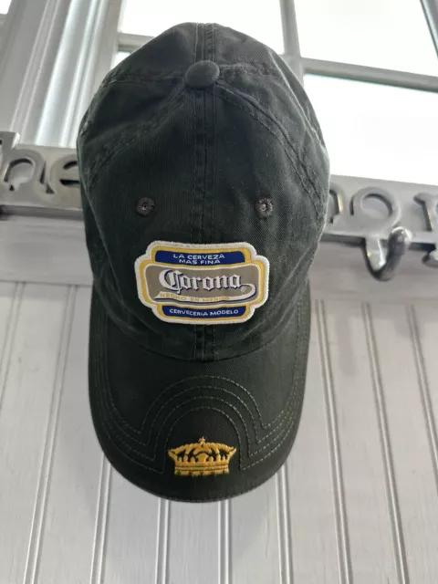 Corona Hat Adjustable Strapback Beer Mexico Cotton Embroidered Logo