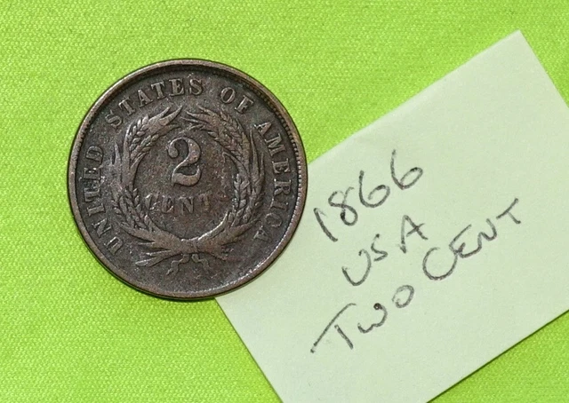 1866 2 CENT - USA American - Combine postage