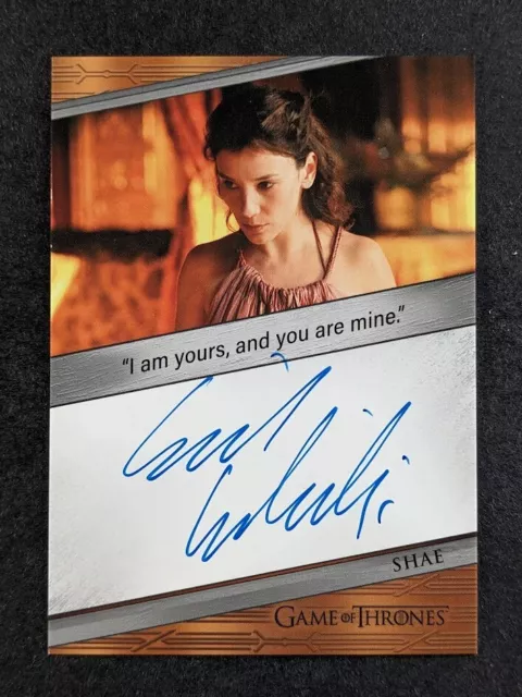 2023 Rittenhouse Game of Thrones SIBEL KEKILLI as SHAE Autograph Limited Edition