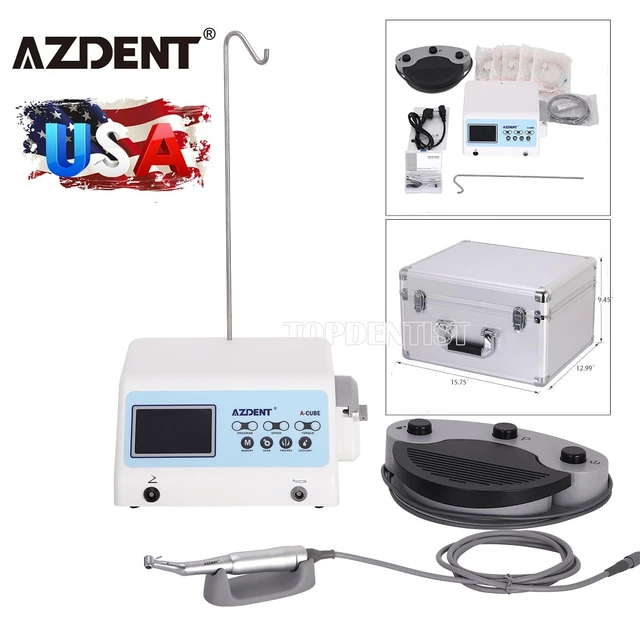 Sistema de motor para implantes dentales LED sin escobillas +20:1 Contraángulo
