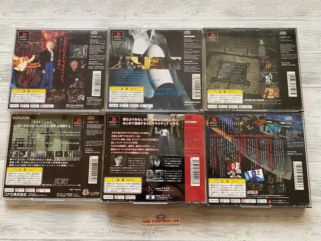 SONY PS Parasite Eve 1 2 & Shadow Tower & Silent Hill & Maria & Ghost Head Japan 2