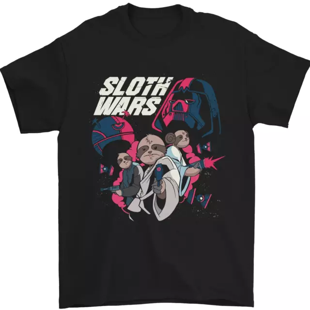 Sloth Wars Funny TV & Movie Parody Mens T-Shirt 100% Cotton