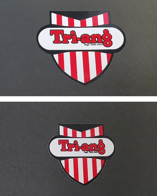 Adesivi Logo Tri-ang Tri-ang Made In New Zealand Per Restauro Giocattoli 3 Taglie