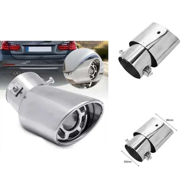 Exhaust Hose Muffler Adjustable Ornament Car Rear Pipe Exhaust Muffler Curved
