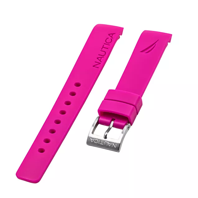 Nautica Women's N11552M | A11552M BFD 101 Pink 18mm Sports Diver's Watch Band