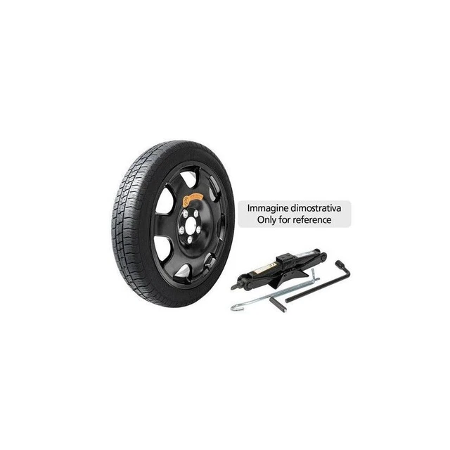 D'ANGELO - Roue De Secours Galette 18" 125/70 R18 - Compatible Mercedes A/B/C, VW Golf, Audi A3, Seat Leon