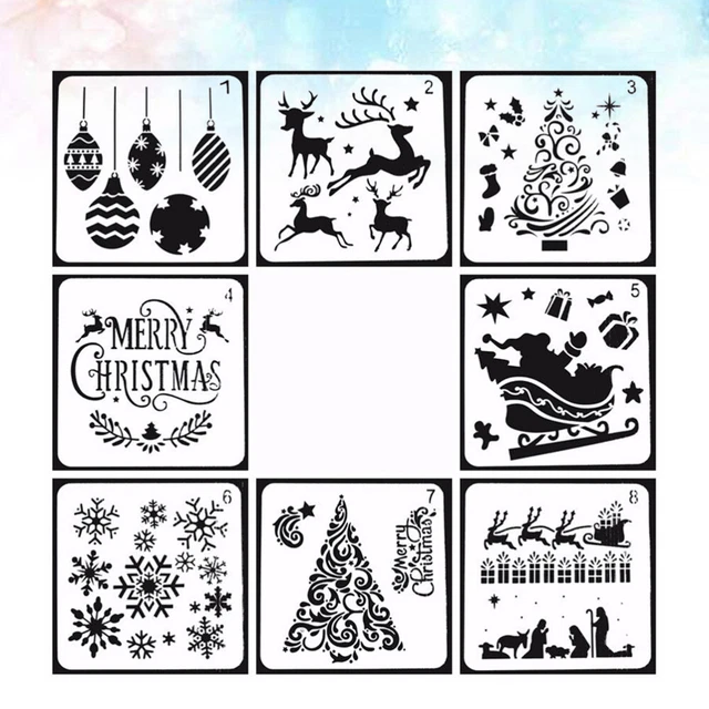 8 plantillas de Navidad pequeñas