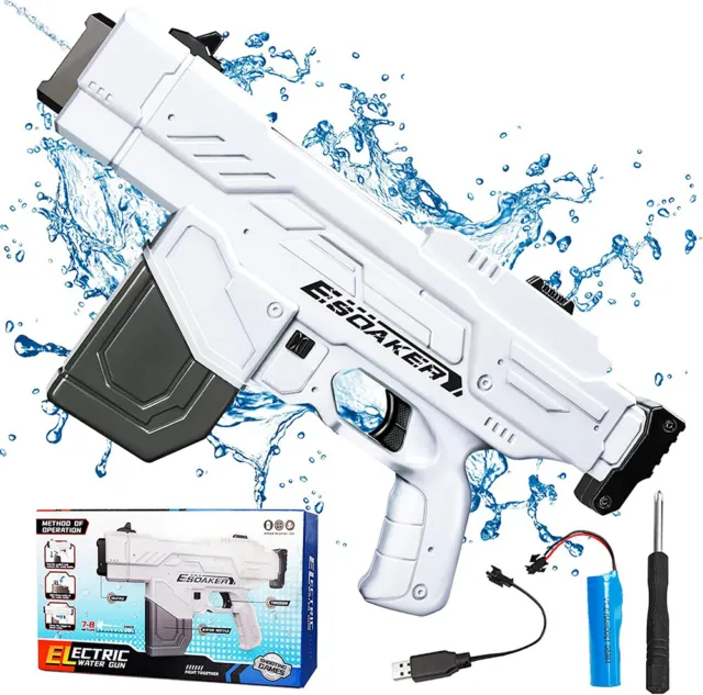 Electric Water Guns Pistol for Adult & Children Summer Pool Beach Outdoor Toy UK