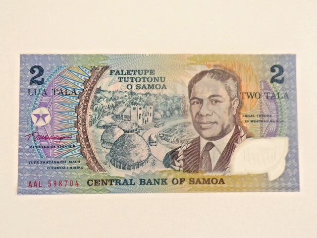 SAMOA...(1990)...2 Tala...UNC...P-31e...Polymer...